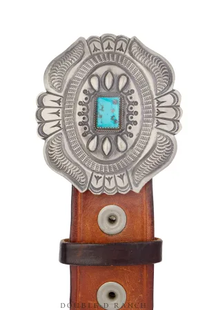 Belt, A Vintage, Cast, Turquoise, Hallmark, New Old Stock, 557