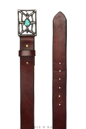 Belt, Sandcast, Turquoise, Vintage, 616