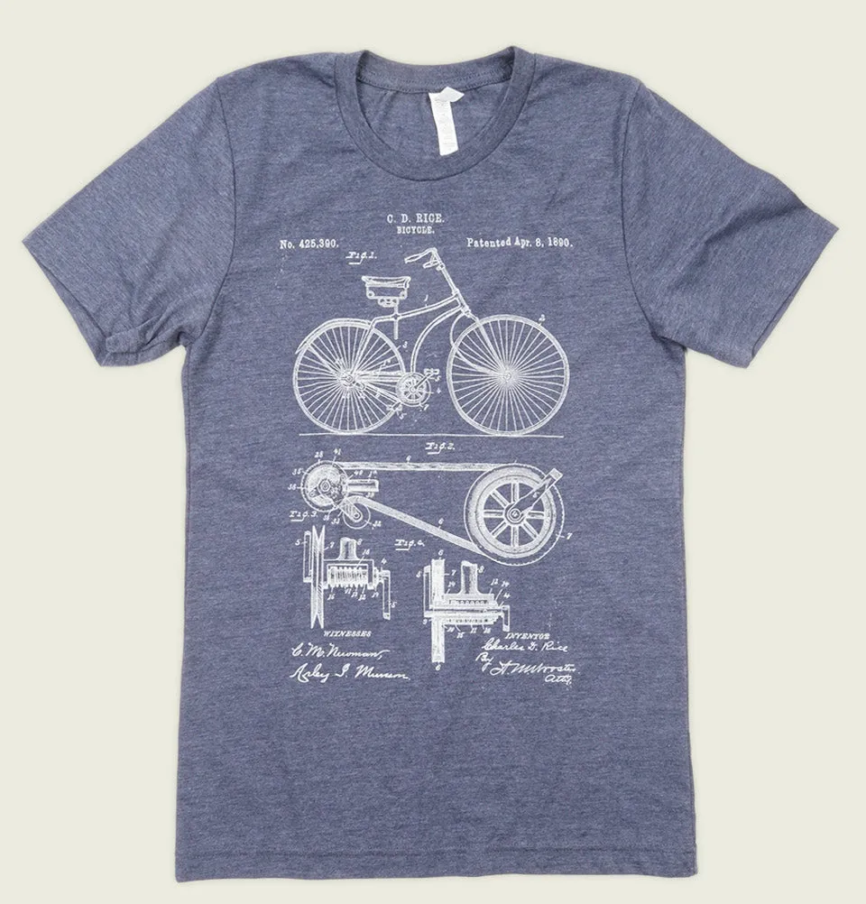 BICYCLE PATENT Unisex T-shirt