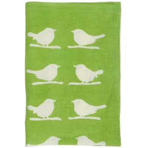 Birdie Linen Tea Towel