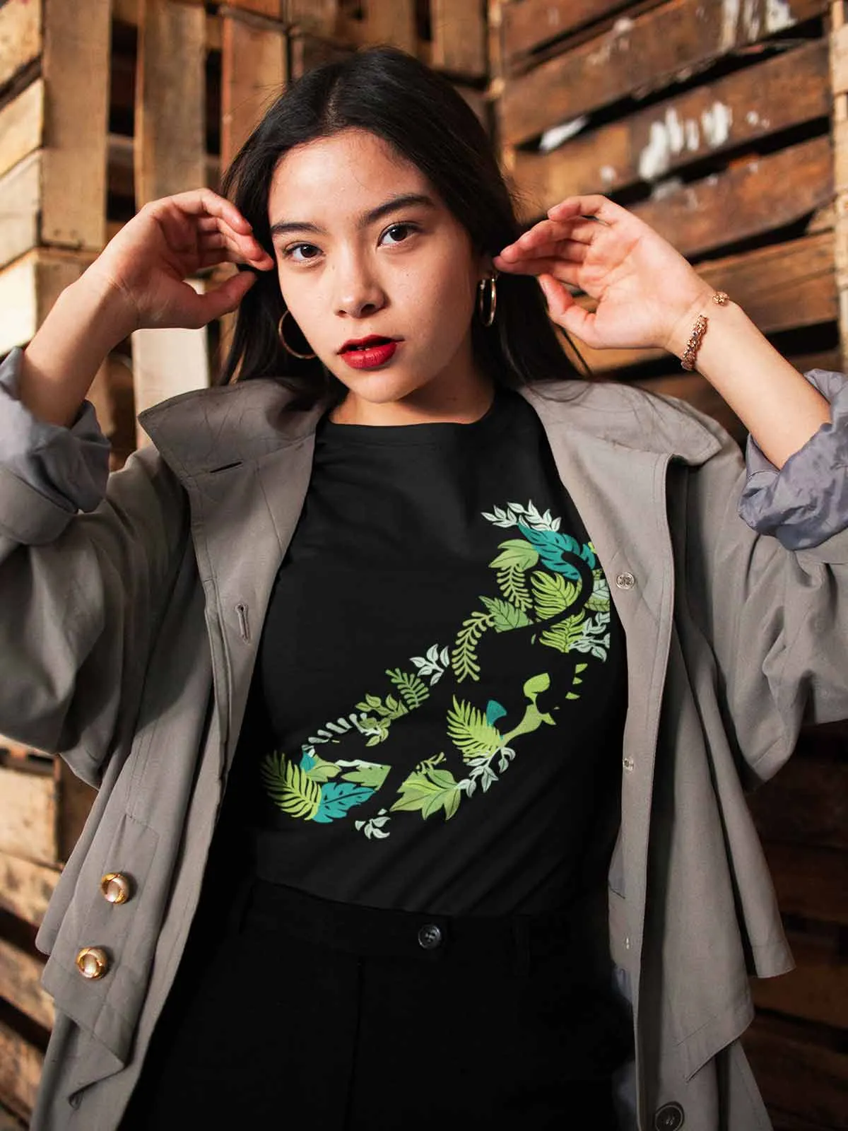 Black Panther's Forest  | Printed  T shirt