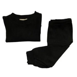 Black Waffle Set