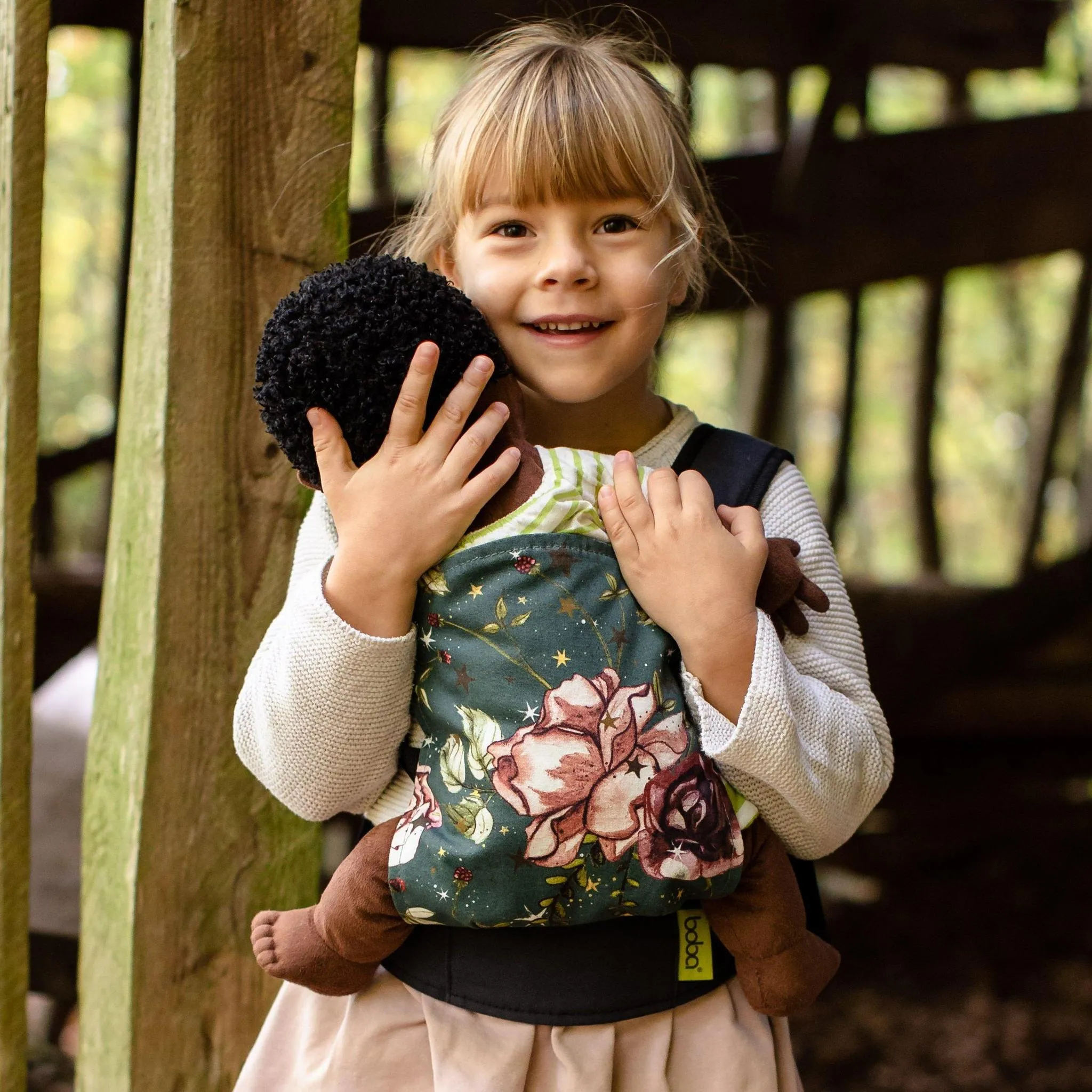 Boba Mini Carrier - Forest Flower Child
