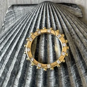 BOHEME DIAMOND CLICKER CHARM RING In Stock
