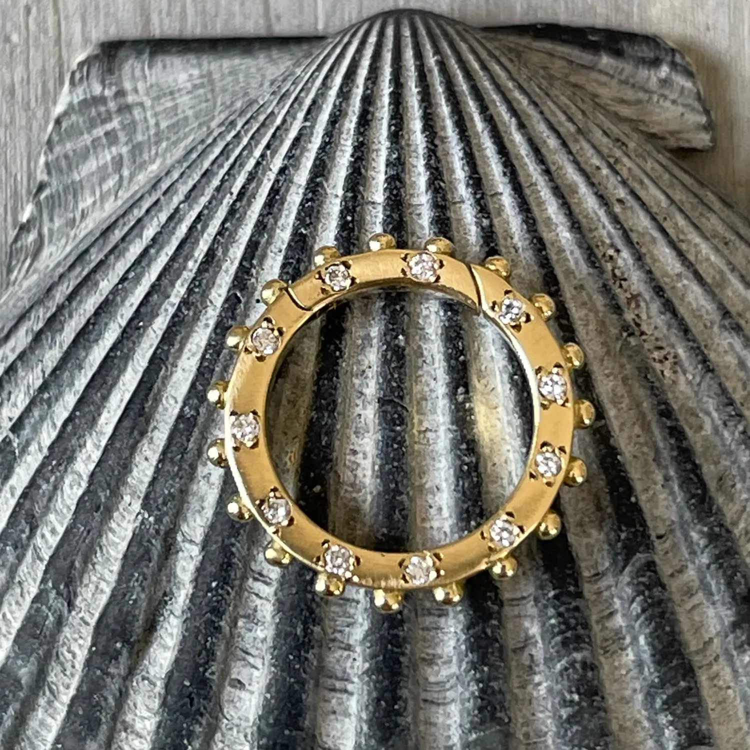 BOHEME DIAMOND CLICKER CHARM RING In Stock