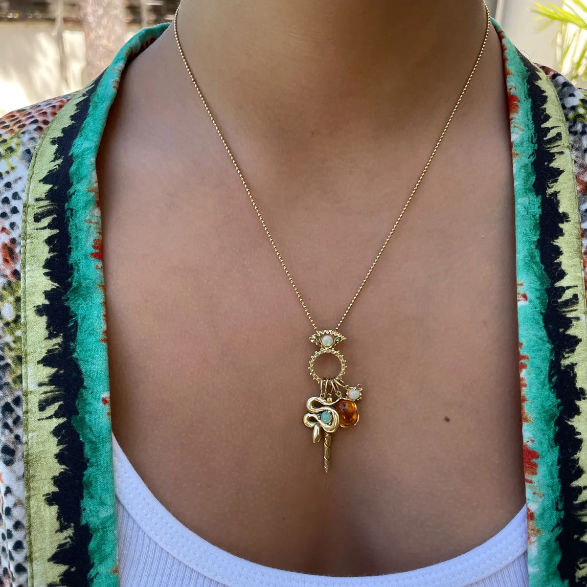 BOHEME EYE CLICKER CHARM HOLDER