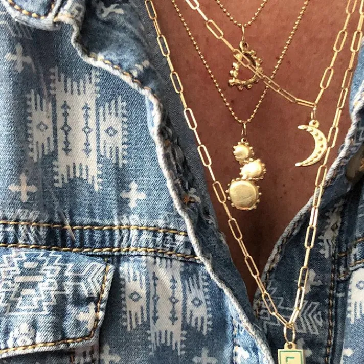 BOHEME GOLD BALL LINK CHAIN