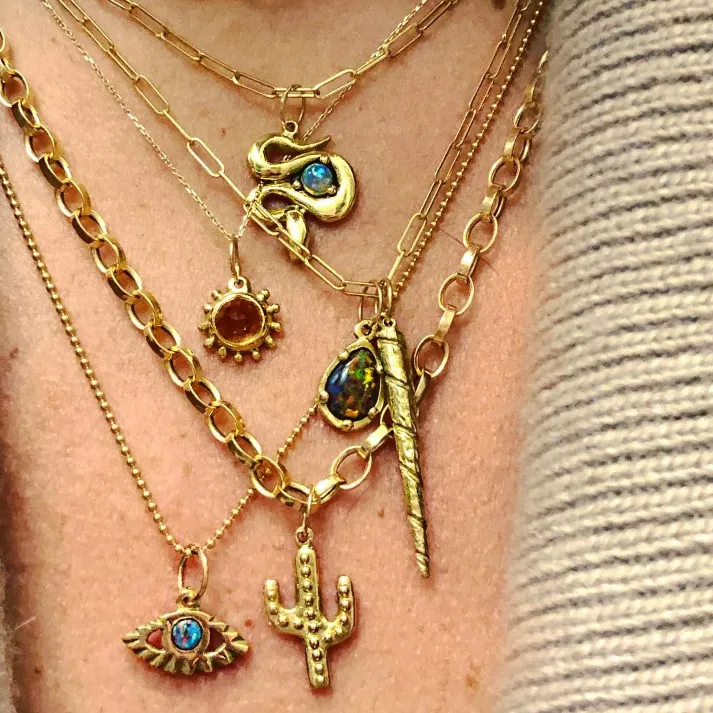 BOHEME GOLD BALL LINK CHAIN