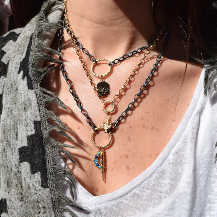 BOHEME MEDIUM CLICKER 18K Rose Gold