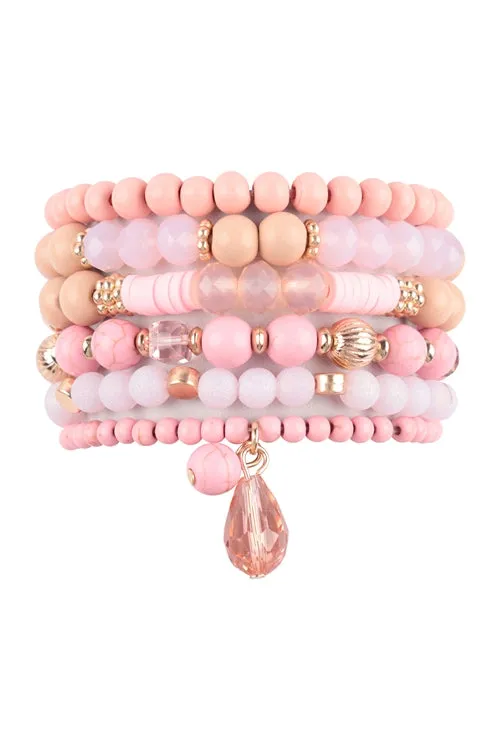 Bohemian Mix Bead Multi Layer Versatile Statement Bracelets
