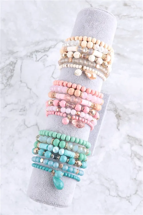 Bohemian Mix Bead Multi Layer Versatile Statement Bracelets