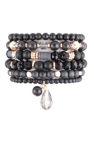 Bohemian Mix Bead Multi Layer Versatile Statement Bracelets