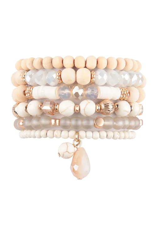 Bohemian Mix Bead Multi Layer Versatile Statement Bracelets