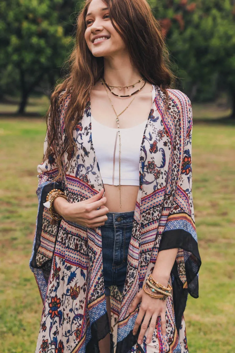 Bohemian Tassel Kimono