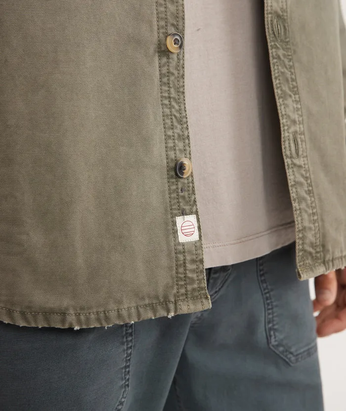 BROKEN IN CANVAS OVERSHIRT