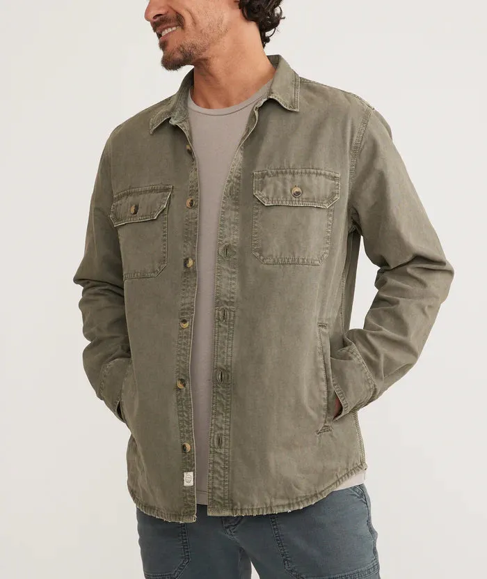 BROKEN IN CANVAS OVERSHIRT
