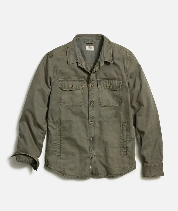 BROKEN IN CANVAS OVERSHIRT