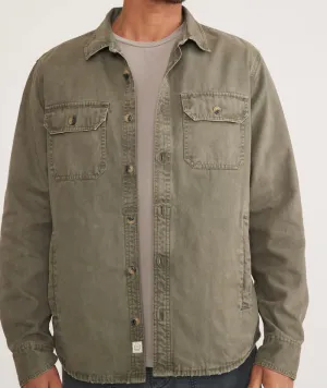 BROKEN IN CANVAS OVERSHIRT