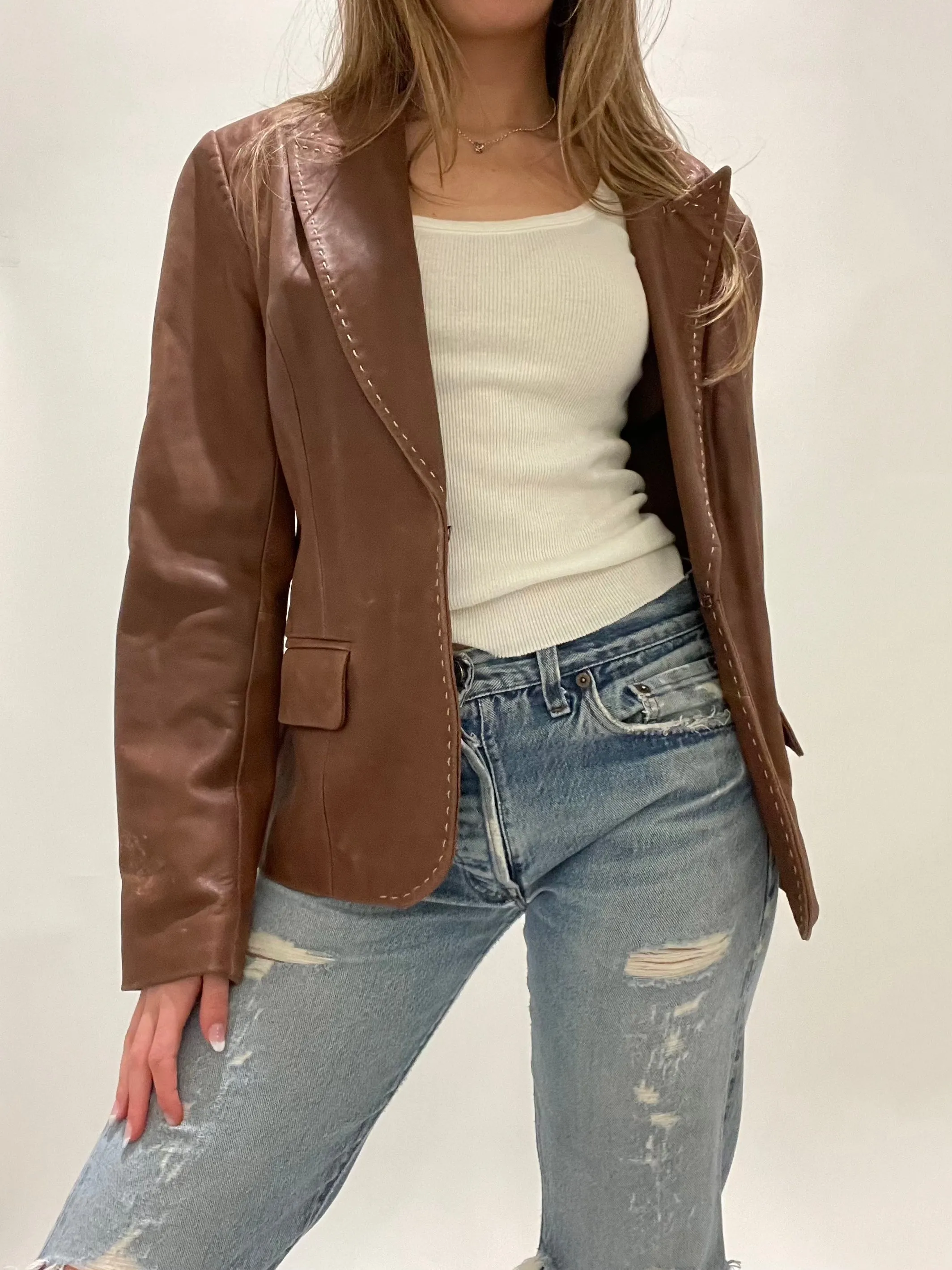 Brown Leather Jacket