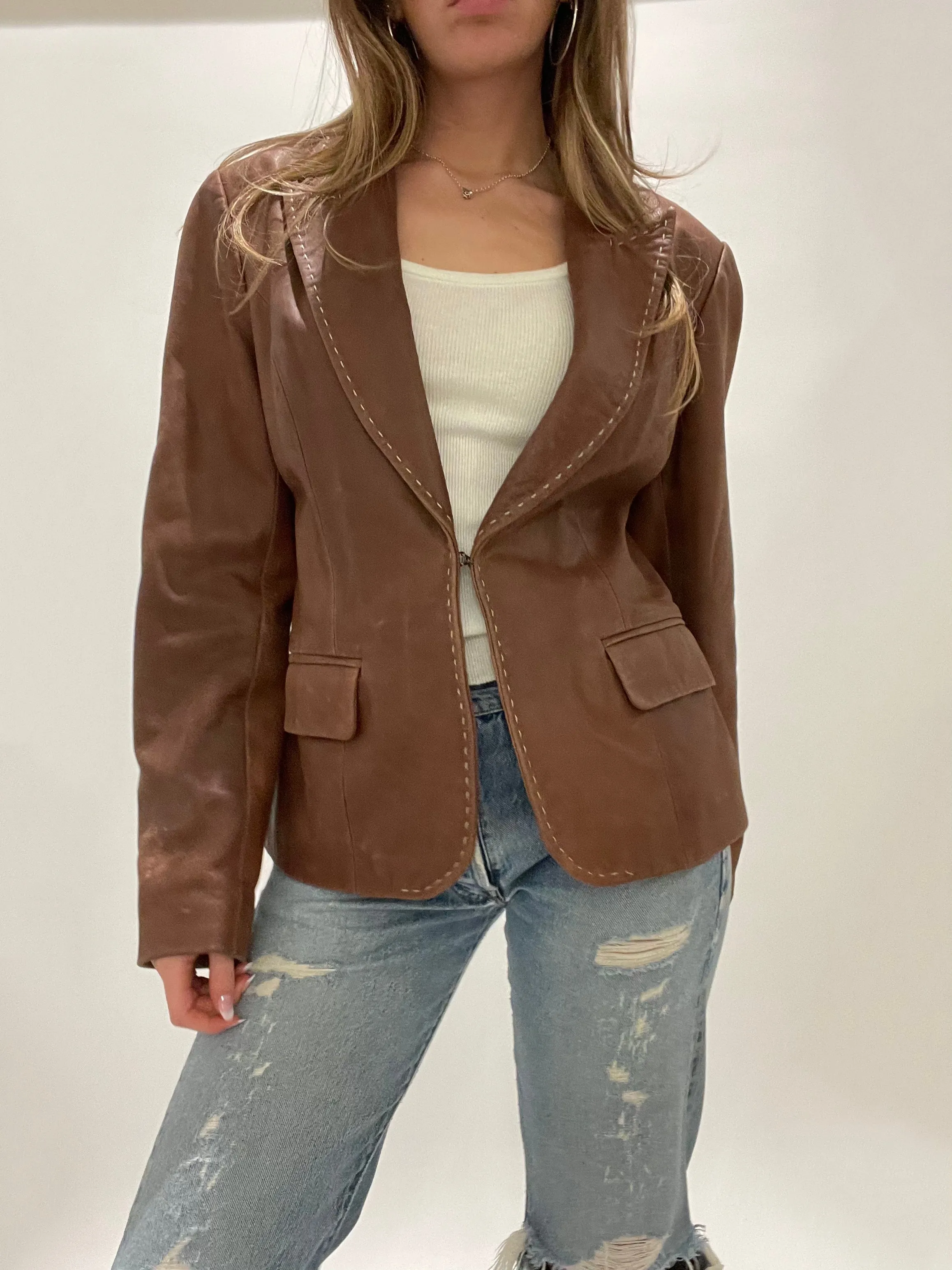 Brown Leather Jacket