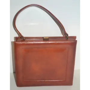 Brown Leather Purse By Viki Original