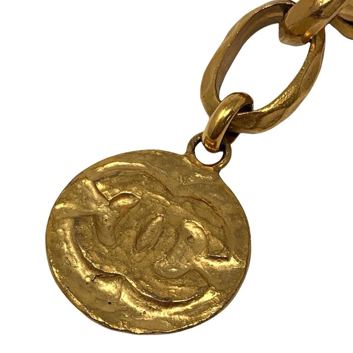 Chanel Gold Logo Chain Belt