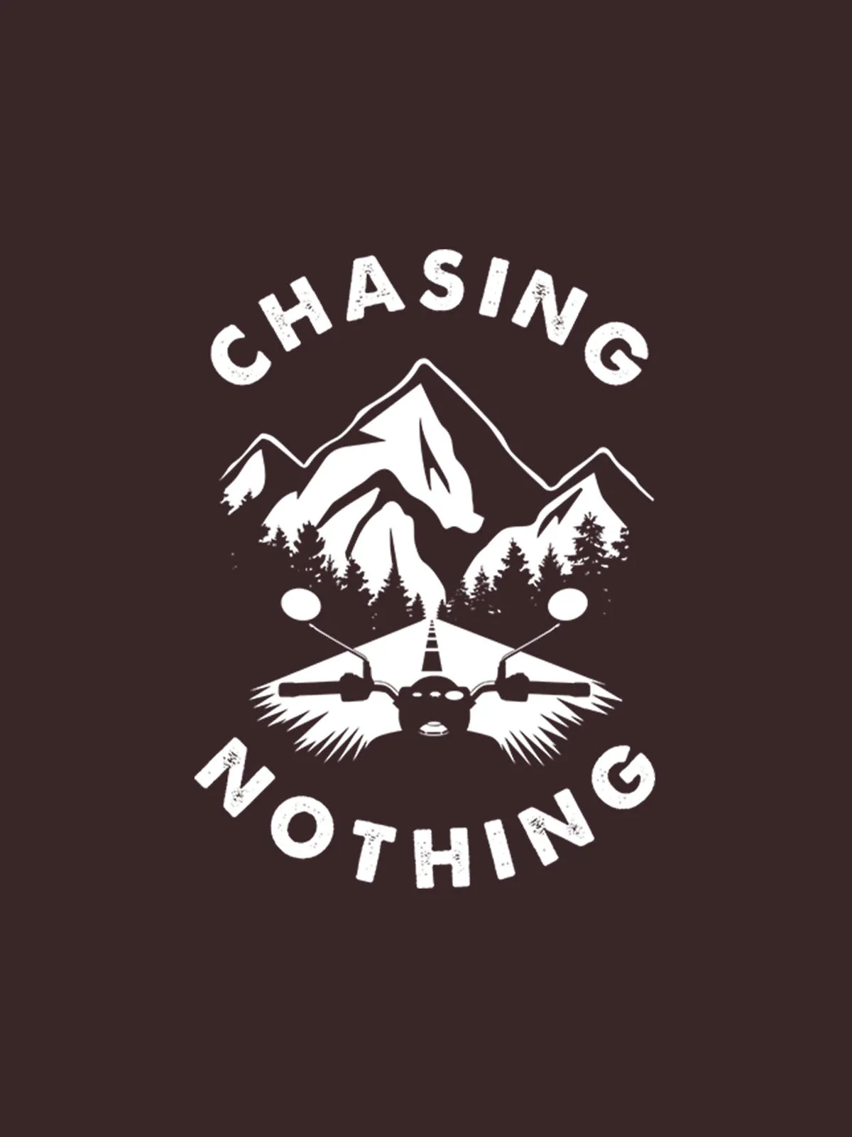 Chasing Nothing | Printed T shirt