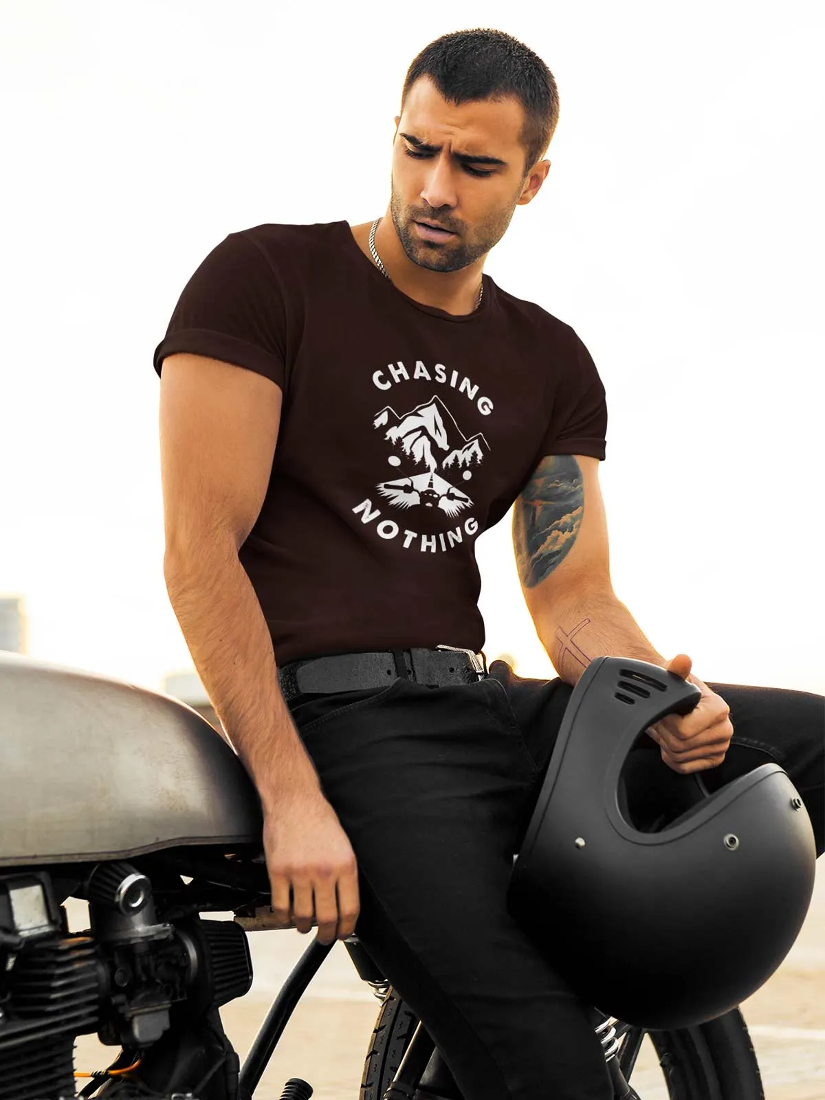 Chasing Nothing | Printed T shirt