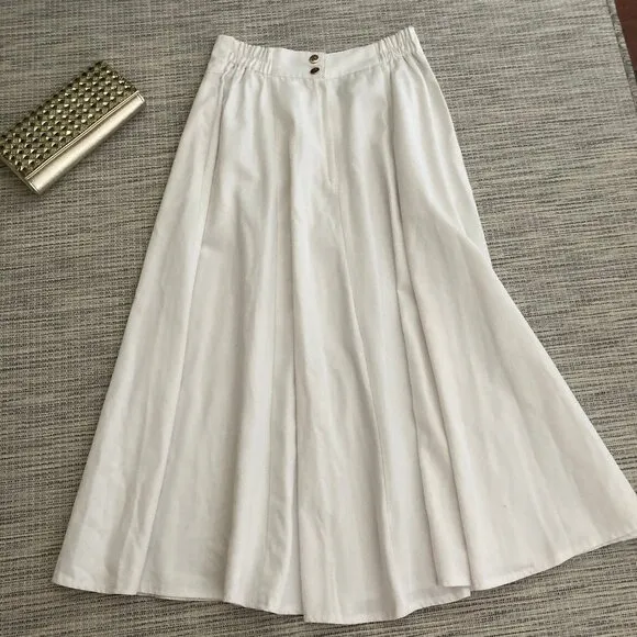 City Girl California White Studded Maxi Skirt  12