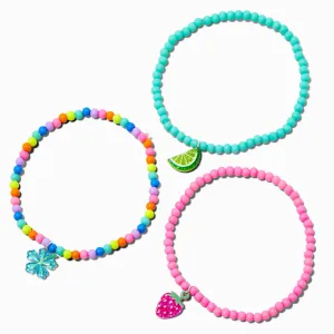 Claire's Club Little Gelato Multicolor Charm Bracelets