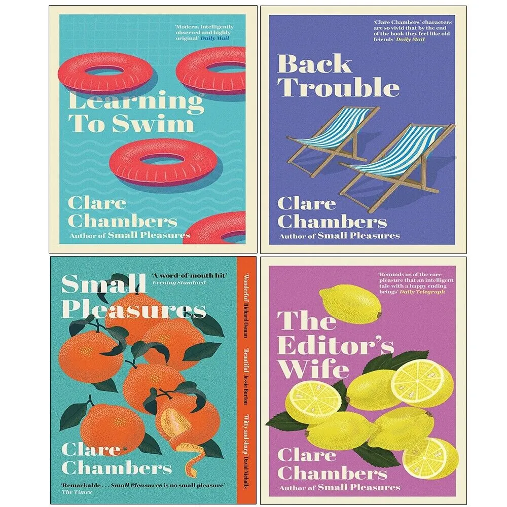 Clare Chambers Collection 4 Books Set (Small Pleasures, Learning To Swim, Back TroU)