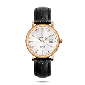 CLASSIC 36MM - Swiss Quartz Movement Watch | Rose Gold & White
