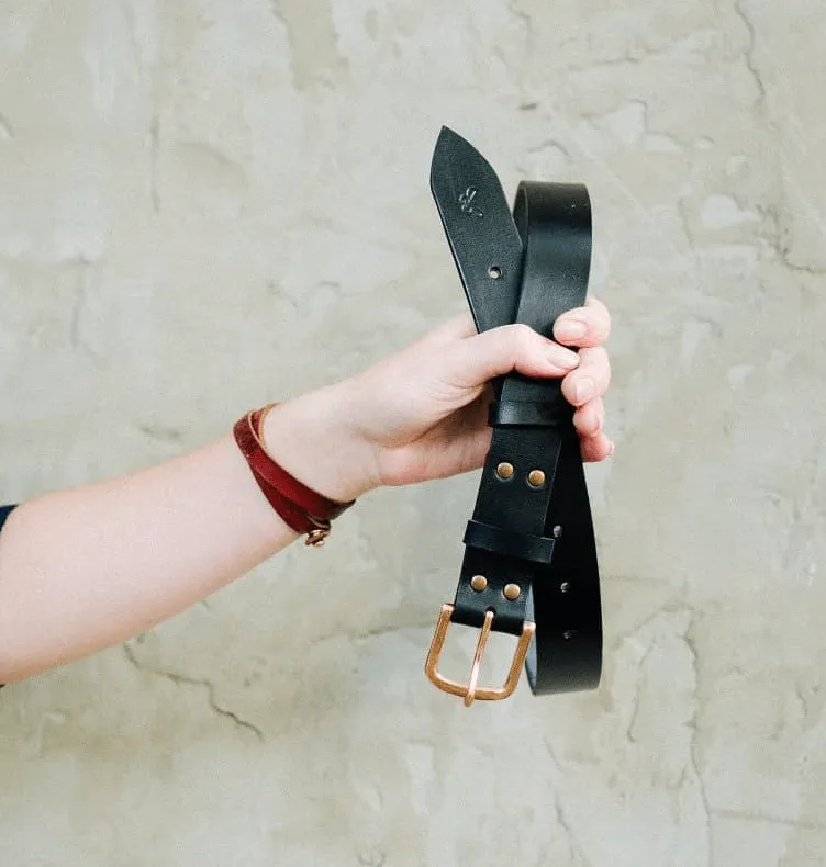 CLASSIC LEATHER BELT / TAN