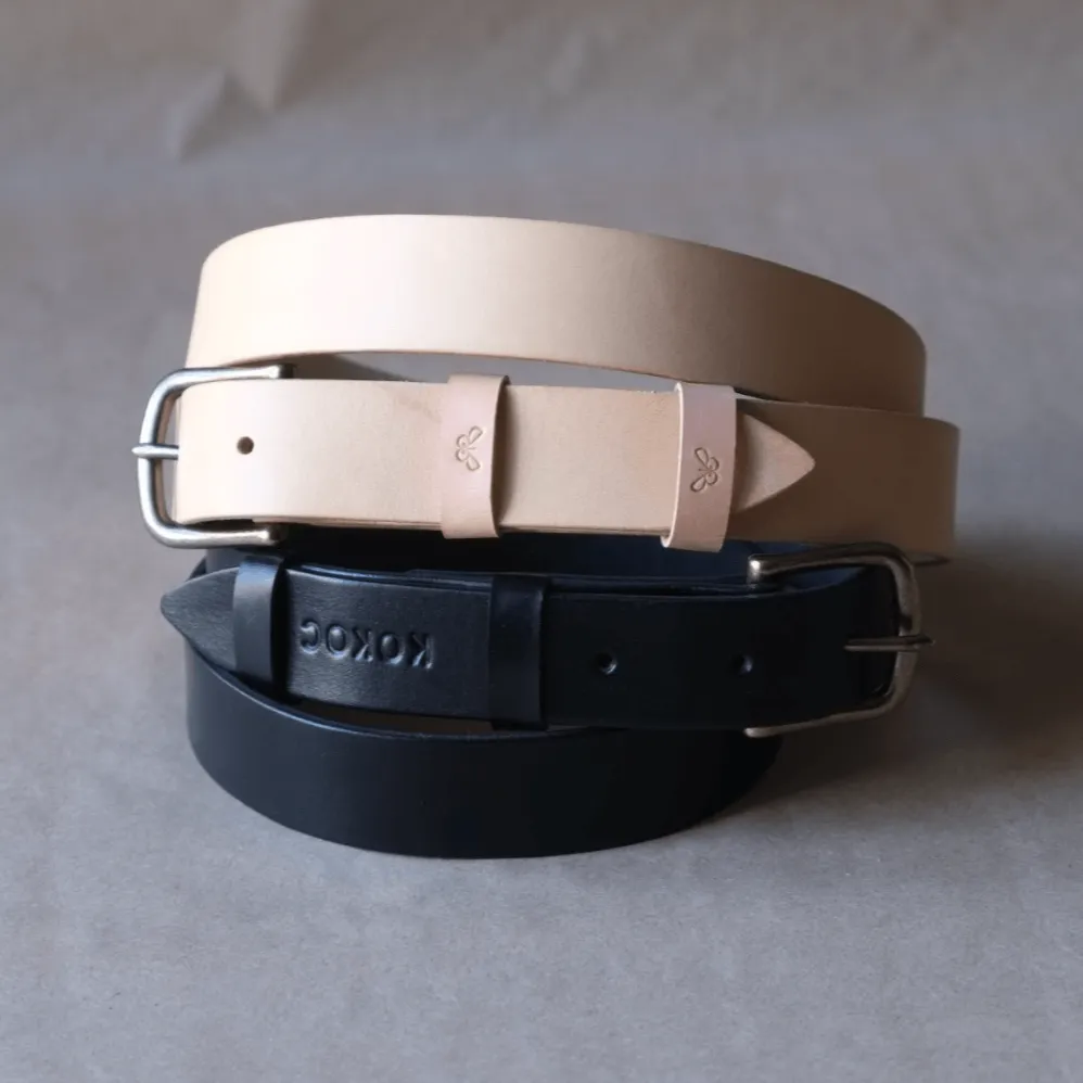 CLASSIC LEATHER BELT / TAN
