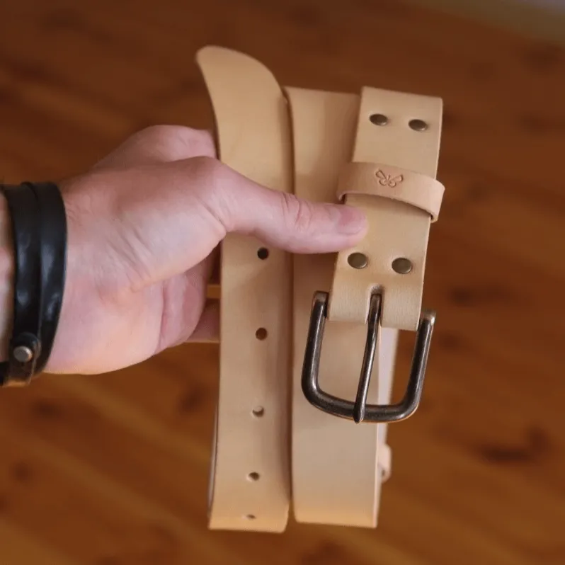 CLASSIC LEATHER BELT / TAN