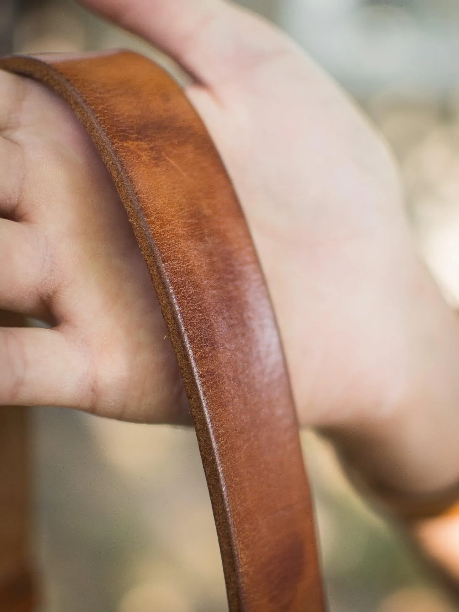 CLASSIC LEATHER BELT / TAN