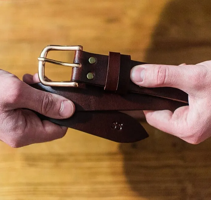 CLASSIC LEATHER BELT / TAN