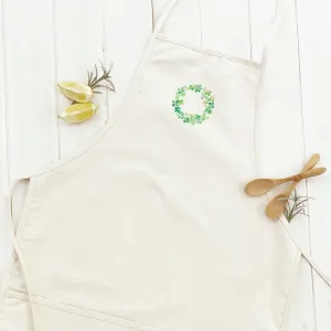 Clover Wreath - St. Patrick's Day Women's Apron
