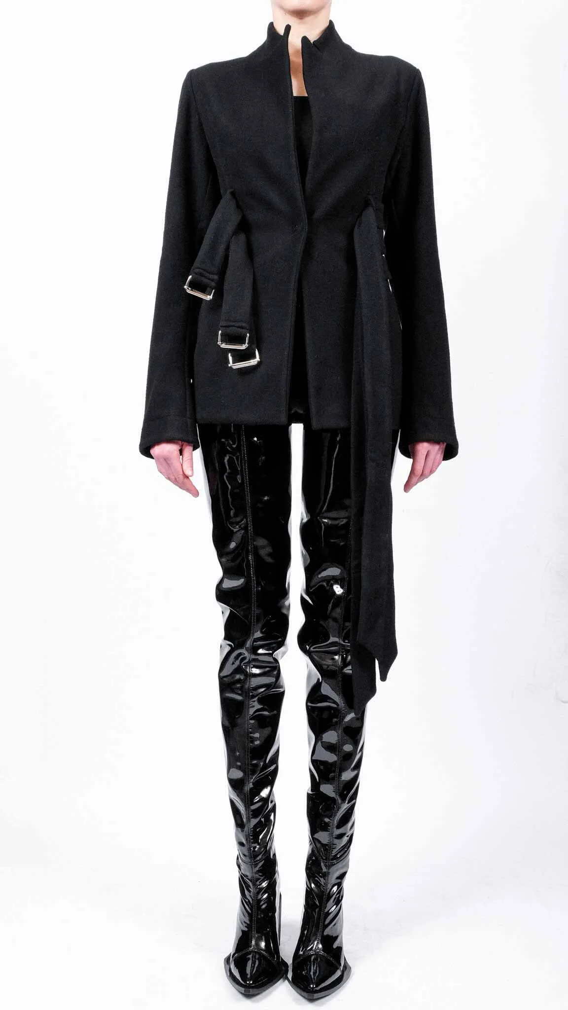 Coat with 3 Belts