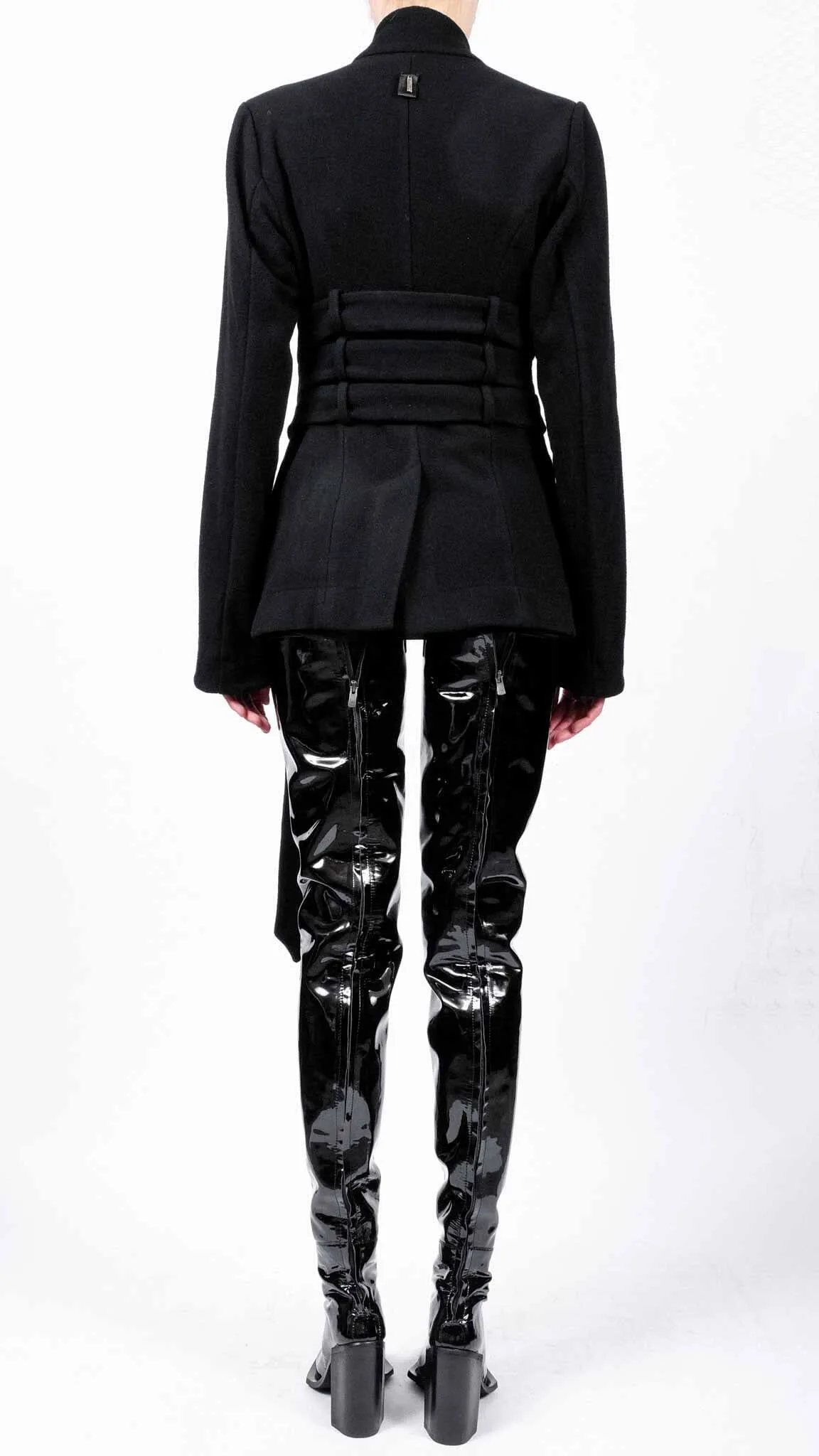 Coat with 3 Belts