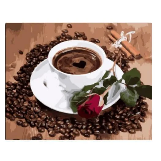 Coffee Love - Canvastly DIY Paint By Numbers