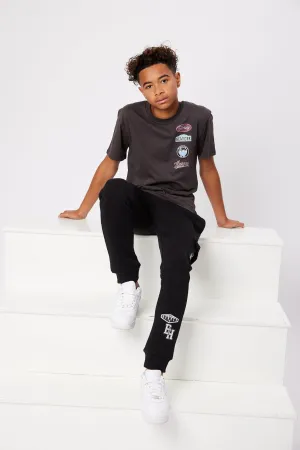 COSIMO BOYS T-SHIRT  - OBSIDIAN