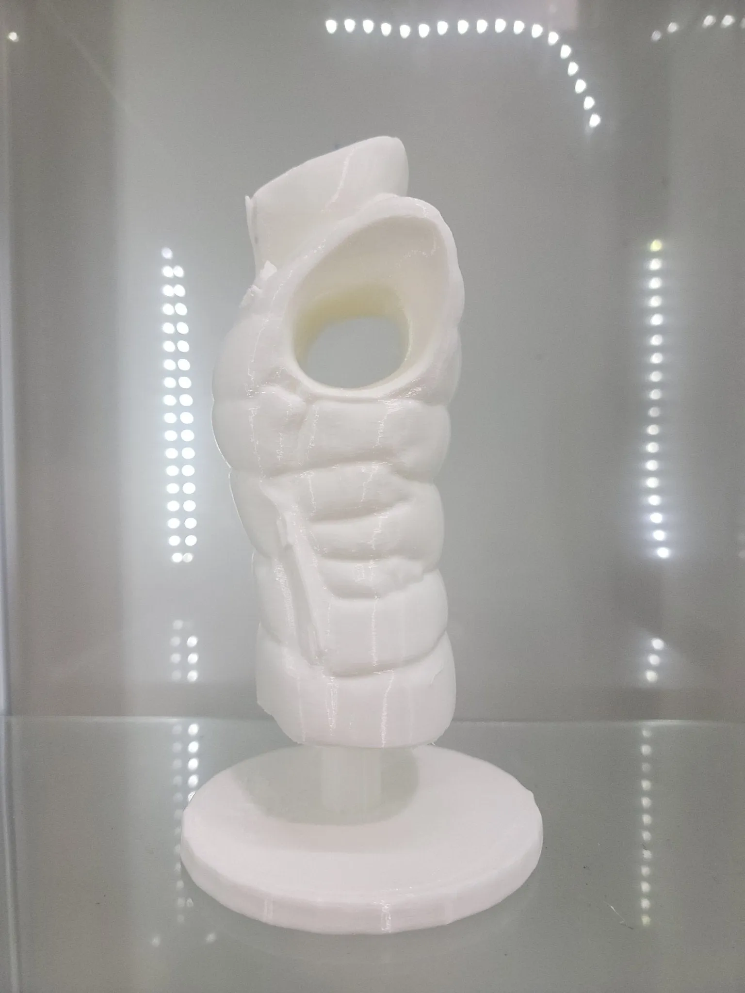 Cozy Puffer Vest Brush Holder - Winter Chic for Your Vanity!