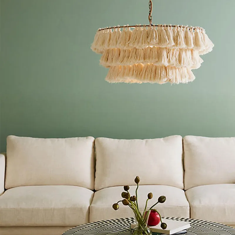 Creative Fela Tassel Chandelier for Living Room,Kitchen Island