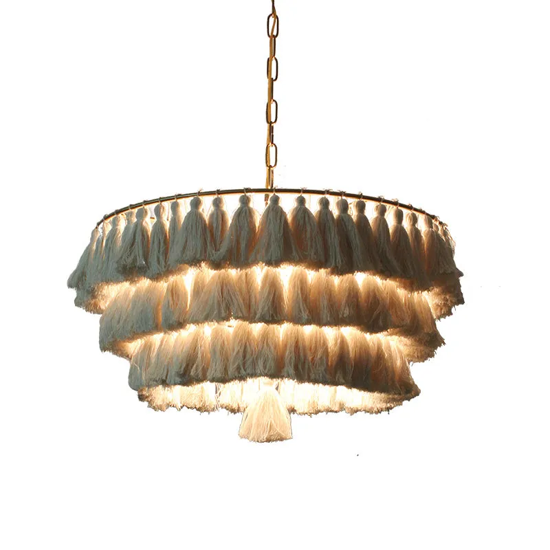 Creative Fela Tassel Chandelier for Living Room,Kitchen Island