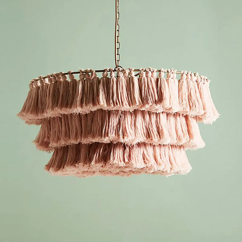 Creative Fela Tassel Chandelier for Living Room,Kitchen Island