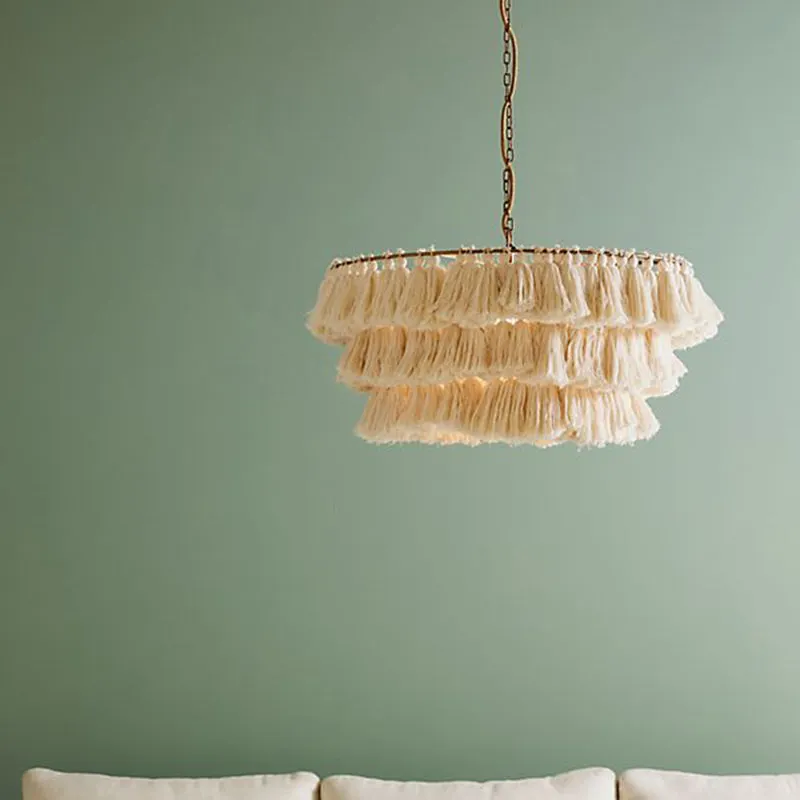 Creative Fela Tassel Chandelier for Living Room,Kitchen Island