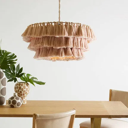 Creative Fela Tassel Chandelier for Living Room,Kitchen Island