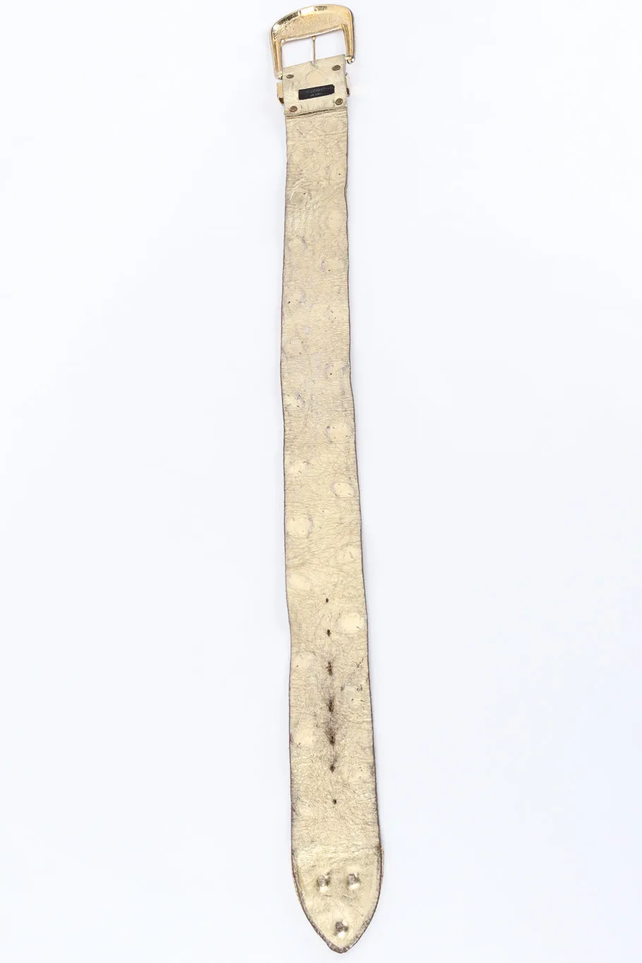 Crystal Stone Studded Leather Belt