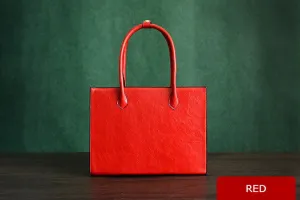 Custom Handmade Vegetable Tanned Italian Leather Tote, Shoulder Bag, Lady Handbag D010